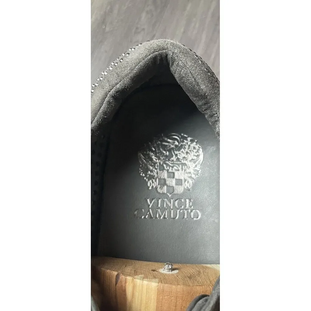 VINCE CAMUTO CHENTA WOMEN SNEAKERS FRENCH GREY COLOR SUEDE Size 8‎